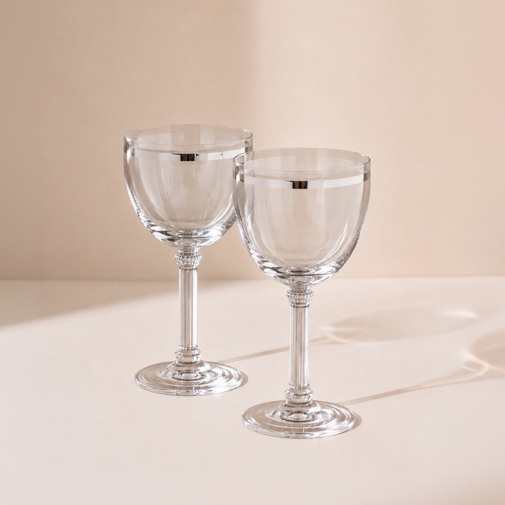 1960s Fostoria Reflection Glasses - Set of 2