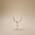 Vintage Clear Coupe Glass - Set of 2