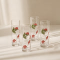 Vintage Monkey & Elephant Highball Glass - Set of 4